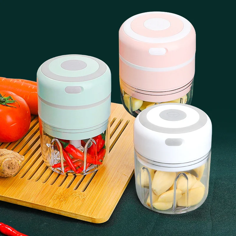 Mini Garlic Chopper Wireless Electric Garlic Masher Sturdy Press Mincer Vegetable Chili Meat Grinder Food Chopper Kitchen Tools
Mini Garlic Chopper Wireless Electric Garlic Masher Sturdy Press Mincer Vegetable Chili Meat Grinder Food Chopper Kitchen Tools