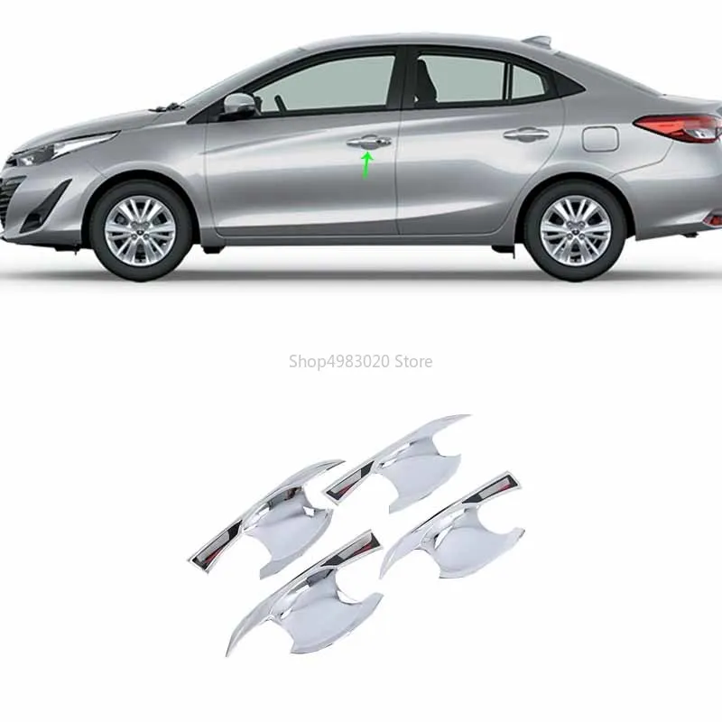 Автомобильные аксессуары Внешнее украшение ABS Хромированная дверная ручка крышка чаши накладки для Toyota Vios/Yaris седан 2019 автомобиль-Стайлинг ...
Автомобильные аксессуары Внешнее украшение ABS Хромированная дверная ручка крышка чаши накладки для Toyota Vios/Yaris седан 2019 автомобиль-Стайлинг ...