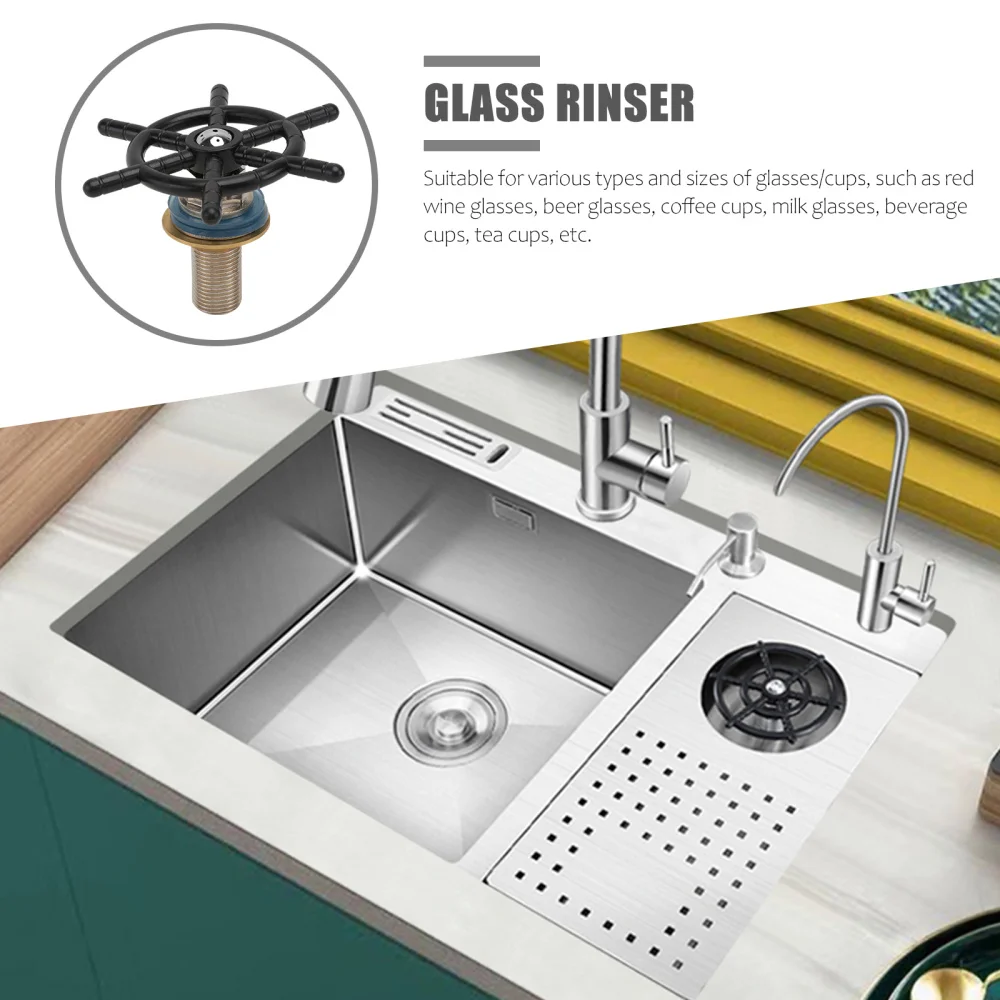 1Pc Stainless Bar Glass Rinser Head Rinser for Beer Glass Coffee Cup
1Pc Stainless Bar Glass Rinser Head Rinser for Beer Glass Coffee Cup