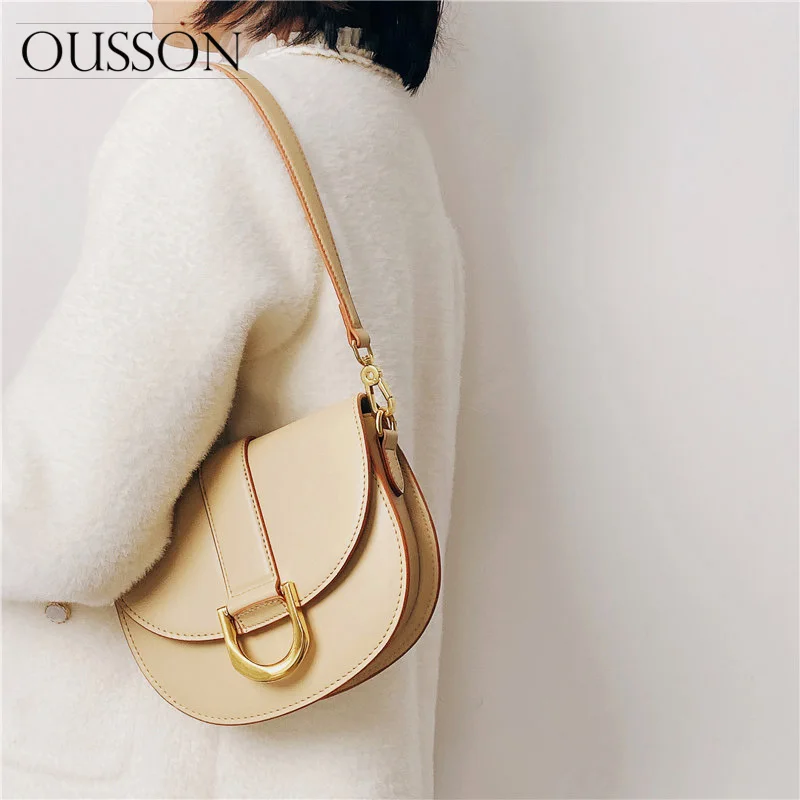 OUSSON New Design Small Square Leather Underarm Bag Exquisite Female Retro One-Shoulder Bag Fashion Saddle Bag For Woman
OUSSON New Design Small Square Leather Underarm Bag Exquisite Female Retro One-Shoulder Bag Fashion Saddle Bag For Woman