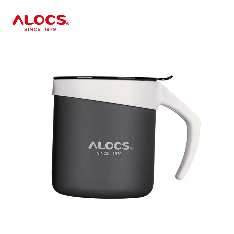 

Alocs TW-414 Outdoor Portable 400ml Aluminium Alloy Camping Water Cup Mug Coffee Cup Teacup For Beer Milk Hiking Backpacking