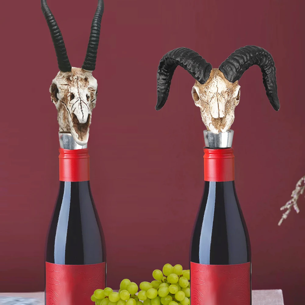 Animal Skull Plug Barware Reusable Home Beer Cap Party Bottle Cork Wine Stopper Leak Proof Champagne Sealer Easy Apply Bar
Animal Skull Plug Barware Reusable Home Beer Cap Party Bottle Cork Wine Stopper Leak Proof Champagne Sealer Easy Apply Bar