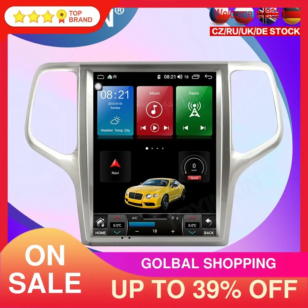 Автомобильный GPS-навигатор на Android 9 для JEEP Grand Cherokee 2008-2013, головное устройство в стиле Tesla, мультимедийный плеер, автомобильное радио, магнито...
Автомобильный GPS-навигатор на Android 9 для JEEP Grand Cherokee 2008-2013, головное устройство в стиле Tesla, мультимедийный плеер, автомобильное радио, магнито...