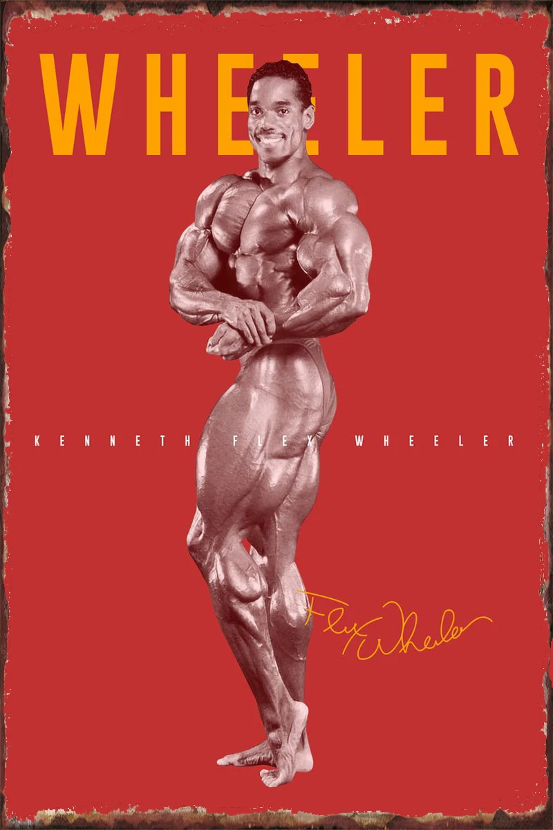 Flex Wheeler Fitness Gym Wall Decor Room Decoration Retro Vintage Metal Sign Tin Sign Tin Plates For Club Man Cave Cafe Pub
Flex Wheeler Fitness Gym Wall Decor Room Decoration Retro Vintage Metal Sign Tin Sign Tin Plates For Club Man Cave Cafe Pub