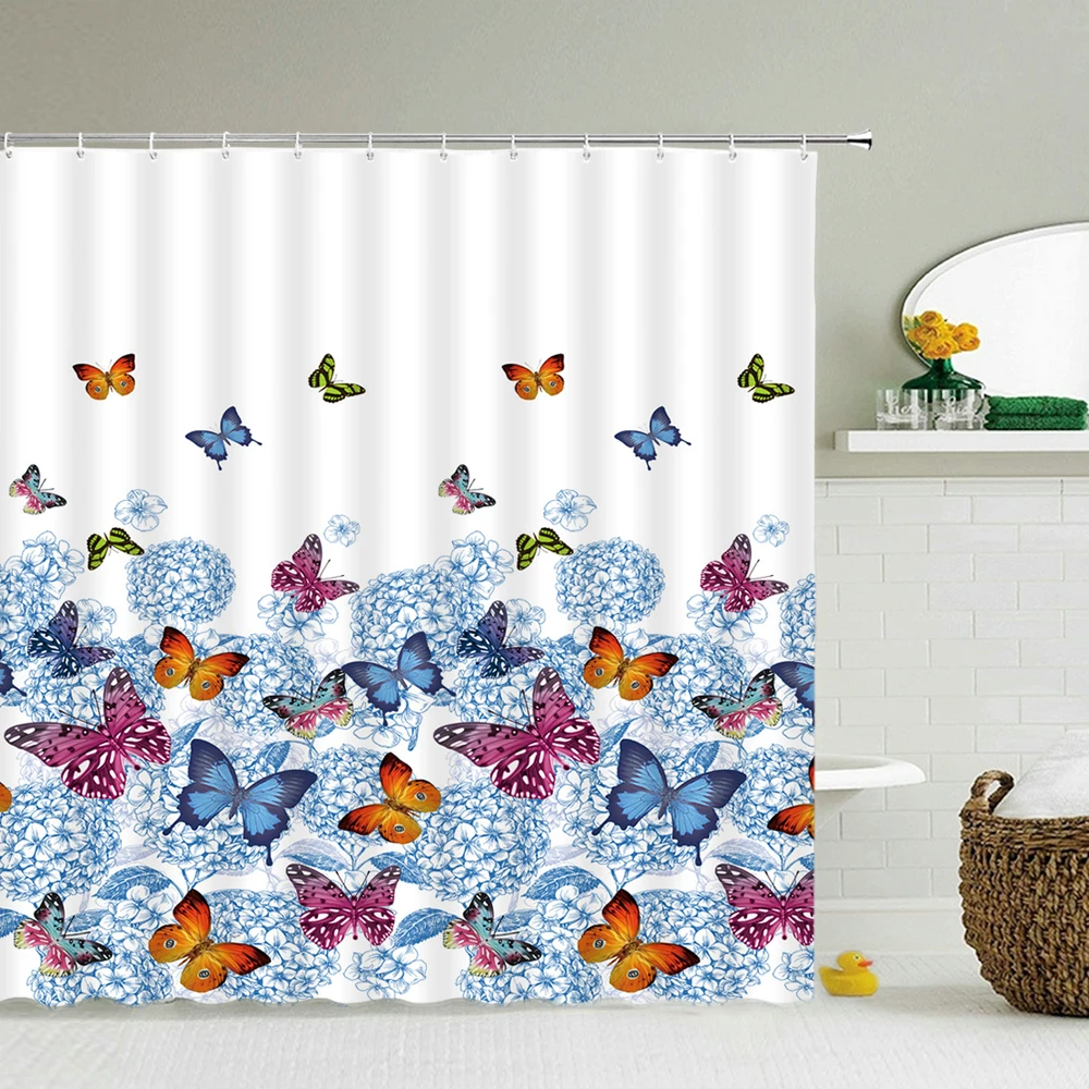 3D Printed Fabric Shower Curtains Beautiful Butterfly Bath Screens Waterproof Bathroom Decor with 12 Hooks Shower Curtain
3D Printed Fabric Shower Curtains Beautiful Butterfly Bath Screens Waterproof Bathroom Decor with 12 Hooks Shower Curtain