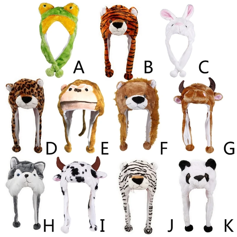 Winter Cute Plush Animal Character Beanie Hat Pompom Funny Stuffed Earflap Cap 649C
Winter Cute Plush Animal Character Beanie Hat Pompom Funny Stuffed Earflap Cap 649C