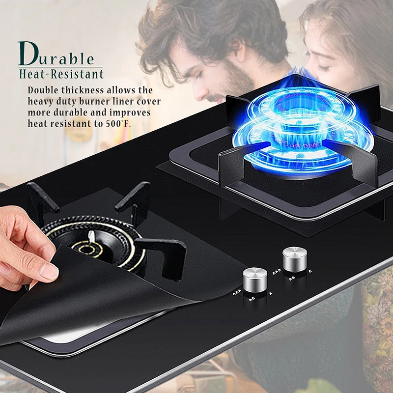 4PCS Set Reusable Foil Cover Gas Stove Protector Non-Stick Stovetop Burner Sheeting Mat Pad Clean Liner For Kitchen Accessories
4PCS Set Reusable Foil Cover Gas Stove Protector Non-Stick Stovetop Burner Sheeting Mat Pad Clean Liner For Kitchen Accessories