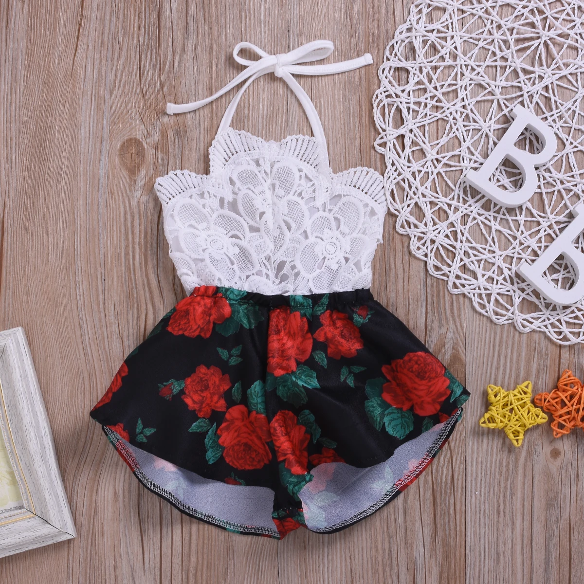Baby Summer Rompers Newborn Baby Girl Clothes Sleeveless Lace Flower Print Strap Romper Jumpsuit Outfit Summer Clothes
Baby Summer Rompers Newborn Baby Girl Clothes Sleeveless Lace Flower Print Strap Romper Jumpsuit Outfit Summer Clothes