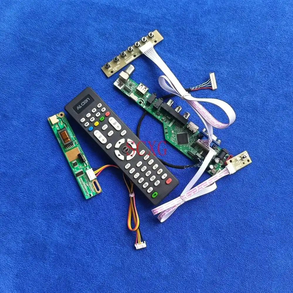 1CCFL For N121X4/N121X5/TM121XG KitLCD matrix controller driver board VGA USB HDMI-compatible Signal Analog 1024*768 LVDS 20-Pin
1CCFL For N121X4/N121X5/TM121XG KitLCD matrix controller driver board VGA USB HDMI-compatible Signal Analog 1024*768 LVDS 20-Pin