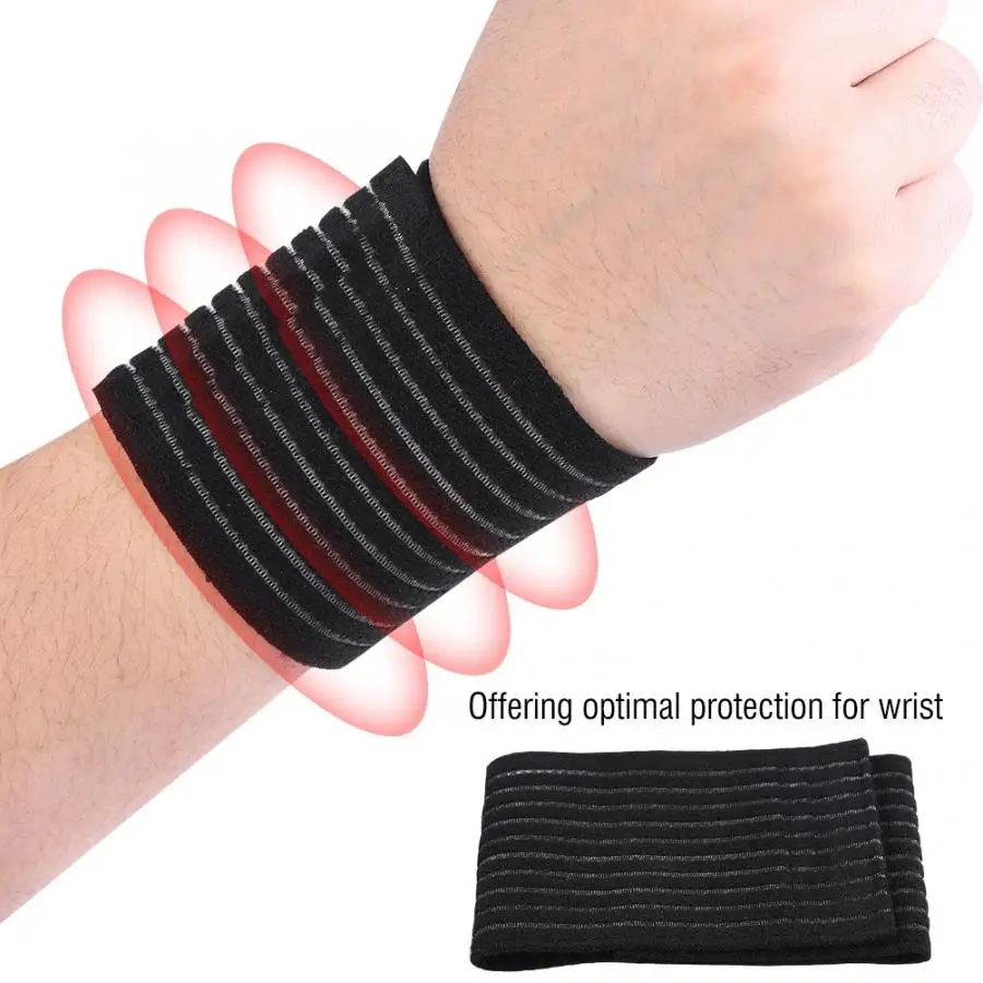 Wristband Wrist Compression Nylon Elastic Support Brace Adjustable Protective Wrap Guard Elastic
Wristband Wrist Compression Nylon Elastic Support Brace Adjustable Protective Wrap Guard Elastic