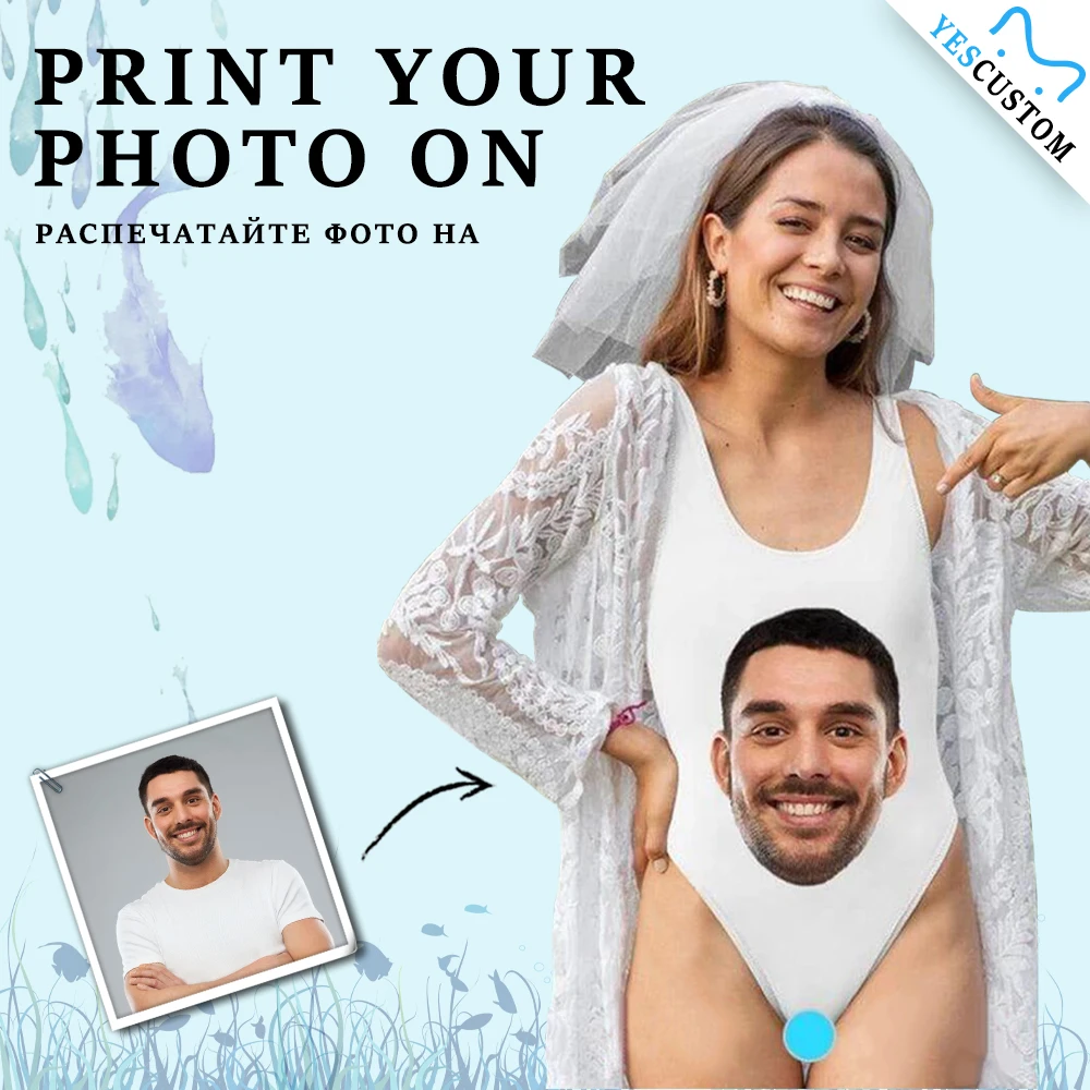 YesCustom Custom Face Photo Bikini Women One Piece Beachwear Solid Bodysuit Push Up Bride Swimwear Tank Top Bathing Suit Bather
YesCustom Custom Face Photo Bikini Women One Piece Beachwear Solid Bodysuit Push Up Bride Swimwear Tank Top Bathing Suit Bather