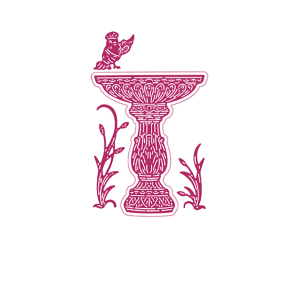 Bird Bath Cutting Dies and Stamps Scrapbook Diary Decoration Stencil Embossing Template Diy Greeting Card Handmade 2021 New
Bird Bath Cutting Dies and Stamps Scrapbook Diary Decoration Stencil Embossing Template Diy Greeting Card Handmade 2021 New