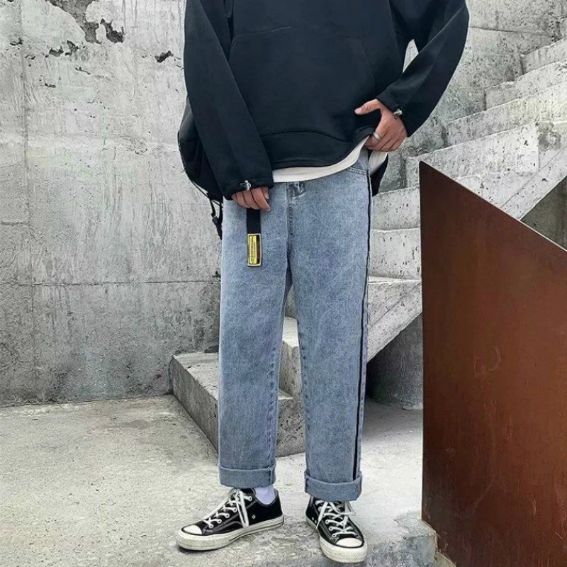 Vertical Stripes Men Jean Pants Fashion Casual Pencil Pant Hip Hop Street Mens Clothing Vintage Harem Pants Plus Size M-2xl
Vertical Stripes Men Jean Pants Fashion Casual Pencil Pant Hip Hop Street Mens Clothing Vintage Harem Pants Plus Size M-2xl