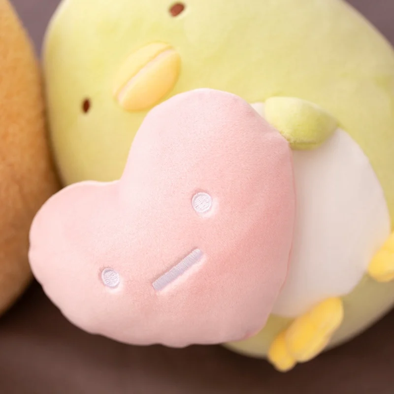 

Soft Toy Sumikko Gurashi San-X Corner Plush Toy Japanese Animation Penguin Bear Cat With Heart Stuffed Doll Girls Children Gift