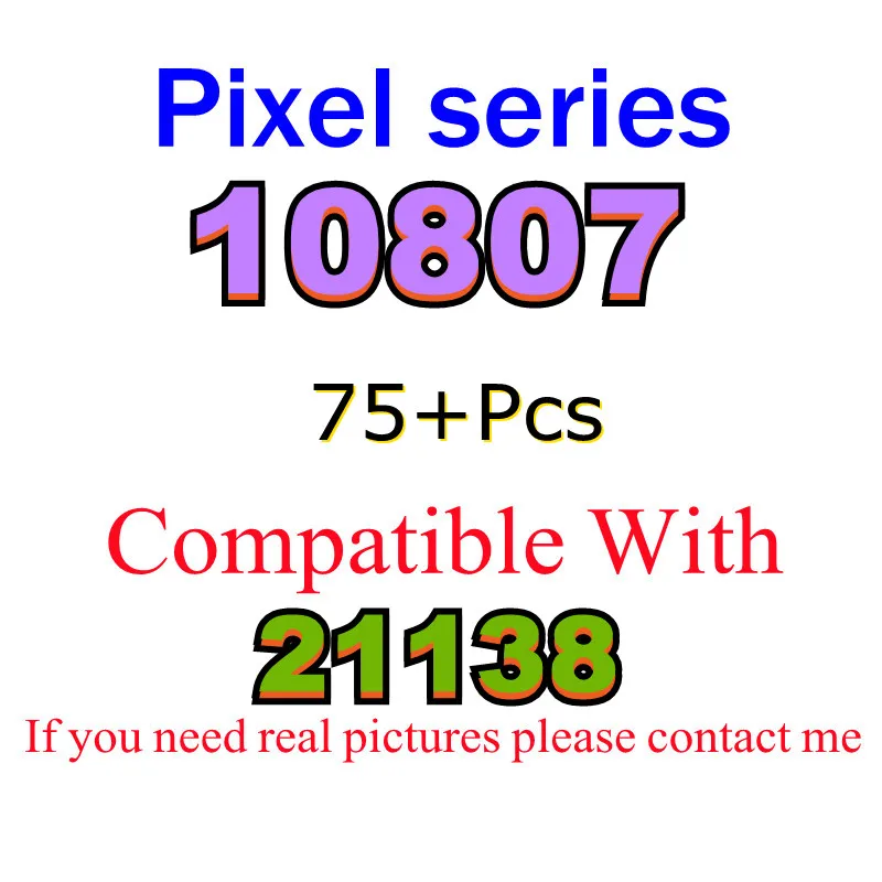 75Pcs 10807 Building Block Toys Pixel Series 21138 Assembled Building Blocks Children's Toy Gifts
75Pcs 10807 Building Block Toys Pixel Series 21138 Assembled Building Blocks Children's Toy Gifts