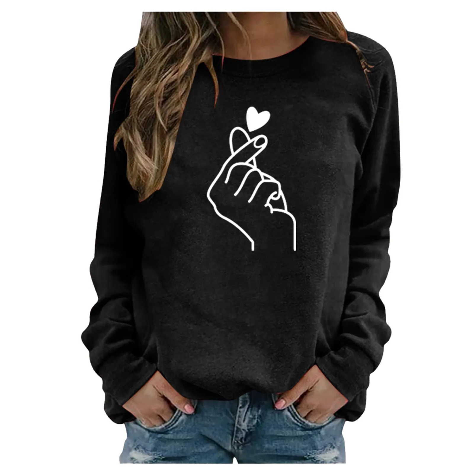 Women Sweatshirt Ladies Love Printed Casual Loose Pullovers Girls Long Sleeve Spring Autumn Round Neck Graphic Sweatshirts Tops
Women Sweatshirt Ladies Love Printed Casual Loose Pullovers Girls Long Sleeve Spring Autumn Round Neck Graphic Sweatshirts Tops