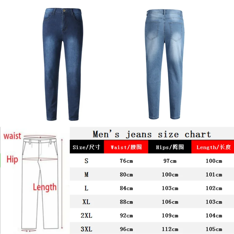 Men Skinny Biker Jeans Blue Classic Pencil Pants Male No Ripped Stretch Denim Trousers Street Casual Business Party Cowboy men
Men Skinny Biker Jeans Blue Classic Pencil Pants Male No Ripped Stretch Denim Trousers Street Casual Business Party Cowboy men