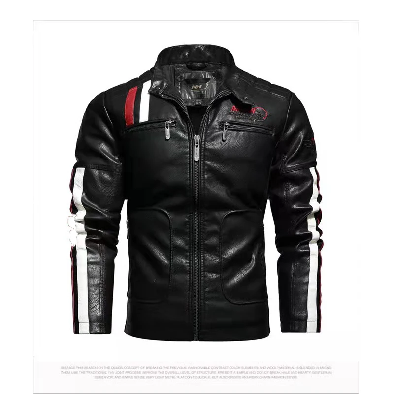 Winter Motorcycle PU Leather Jacket Men 2021 Vintage Fleece Warm Multi-pocket Leather Coat Male Zipper Autumn Outwear Jackets
Winter Motorcycle PU Leather Jacket Men 2021 Vintage Fleece Warm Multi-pocket Leather Coat Male Zipper Autumn Outwear Jackets