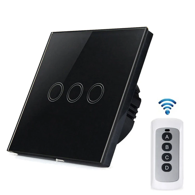 RF433 WIFI Glass Panel Touch Screen 60Hz Tempered Glass Remote Control Wall Switch LED Light Touch Switch Smart Switches
RF433 WIFI Glass Panel Touch Screen 60Hz Tempered Glass Remote Control Wall Switch LED Light Touch Switch Smart Switches