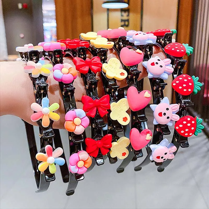 Girls Flower Hairband Bezel With Hair Clips Cute Cartoon Fruit Hairbands Hair Band Hoops Children Kids Gifts Hair Accessorie
Girls Flower Hairband Bezel With Hair Clips Cute Cartoon Fruit Hairbands Hair Band Hoops Children Kids Gifts Hair Accessorie