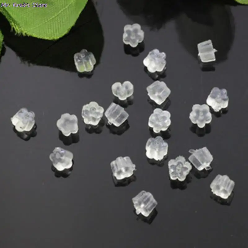 50/100 Pcs Flower Shape Safety Earrings Jewelry Accessory Soft Rubber Earring Hook Backs Stopper Ear nut Clear Ear Back Stoppers
50/100 Pcs Flower Shape Safety Earrings Jewelry Accessory Soft Rubber Earring Hook Backs Stopper Ear nut Clear Ear Back Stoppers