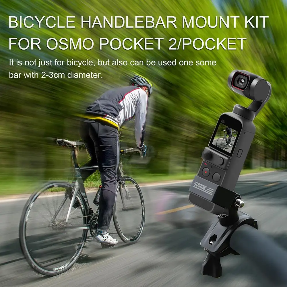 For DJI Pocket 2/Pocket Bicycle Expansion Fixed Bracket Rotatable Angles Handheld Gimbal Accessories
For DJI Pocket 2/Pocket Bicycle Expansion Fixed Bracket Rotatable Angles Handheld Gimbal Accessories