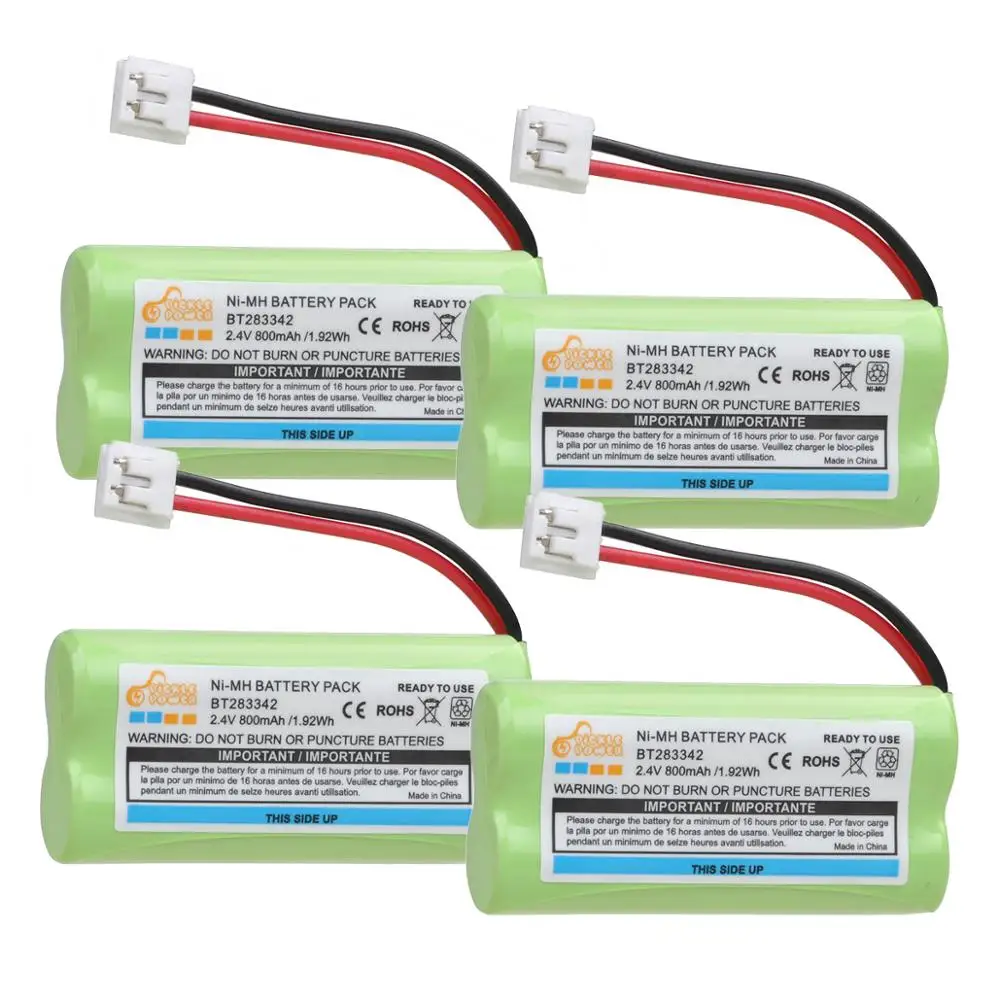 2.4V 800mAh BT284342 Cordless Phone Battery for Vtech BT18433 BT28433 BT184342 BT-1011 CS6209 PK-0106
2.4V 800mAh BT284342 Cordless Phone Battery for Vtech BT18433 BT28433 BT184342 BT-1011 CS6209 PK-0106