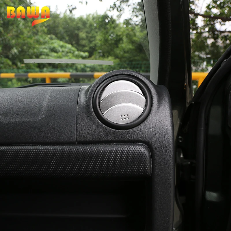 BAWA Air Conditioning Vent Cover Aluminium Alloy Decorative Trim Stickers for Suzuki Jimny 2007-2017 Car Styling Accessories
BAWA Air Conditioning Vent Cover Aluminium Alloy Decorative Trim Stickers for Suzuki Jimny 2007-2017 Car Styling Accessories