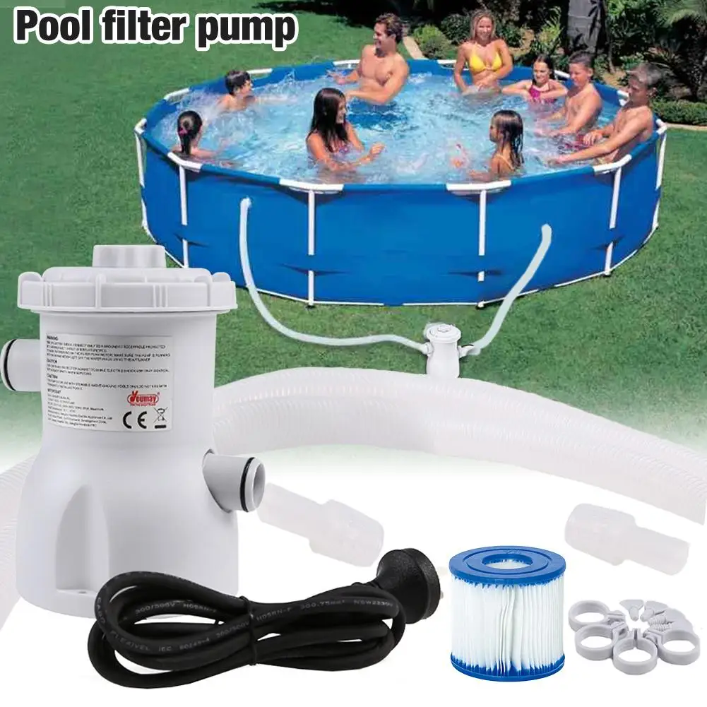 Swimming Pool Electric Filter Pump Large Pool Filter Household Pool Cleaner Removable Filter Core Circulation Pump
Swimming Pool Electric Filter Pump Large Pool Filter Household Pool Cleaner Removable Filter Core Circulation Pump
