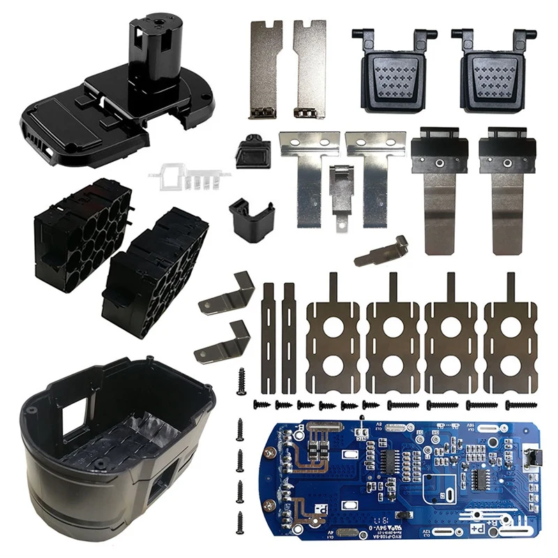 JABS 15X18650 9AH Battery Plastic Case Charging Protection Circuit Board PCB for RYOBI 18V /P103 /P108 BPL-1815/1820 ONE+
JABS 15X18650 9AH Battery Plastic Case Charging Protection Circuit Board PCB for RYOBI 18V /P103 /P108 BPL-1815/1820 ONE+