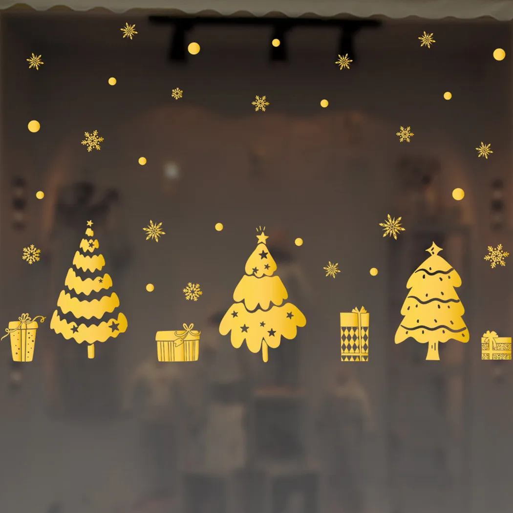 Merry Christmas Wall Stickers Gold Xmas Removable Decals For Shop Glass Decor Glass Window New Year
Merry Christmas Wall Stickers Gold Xmas Removable Decals For Shop Glass Decor Glass Window New Year