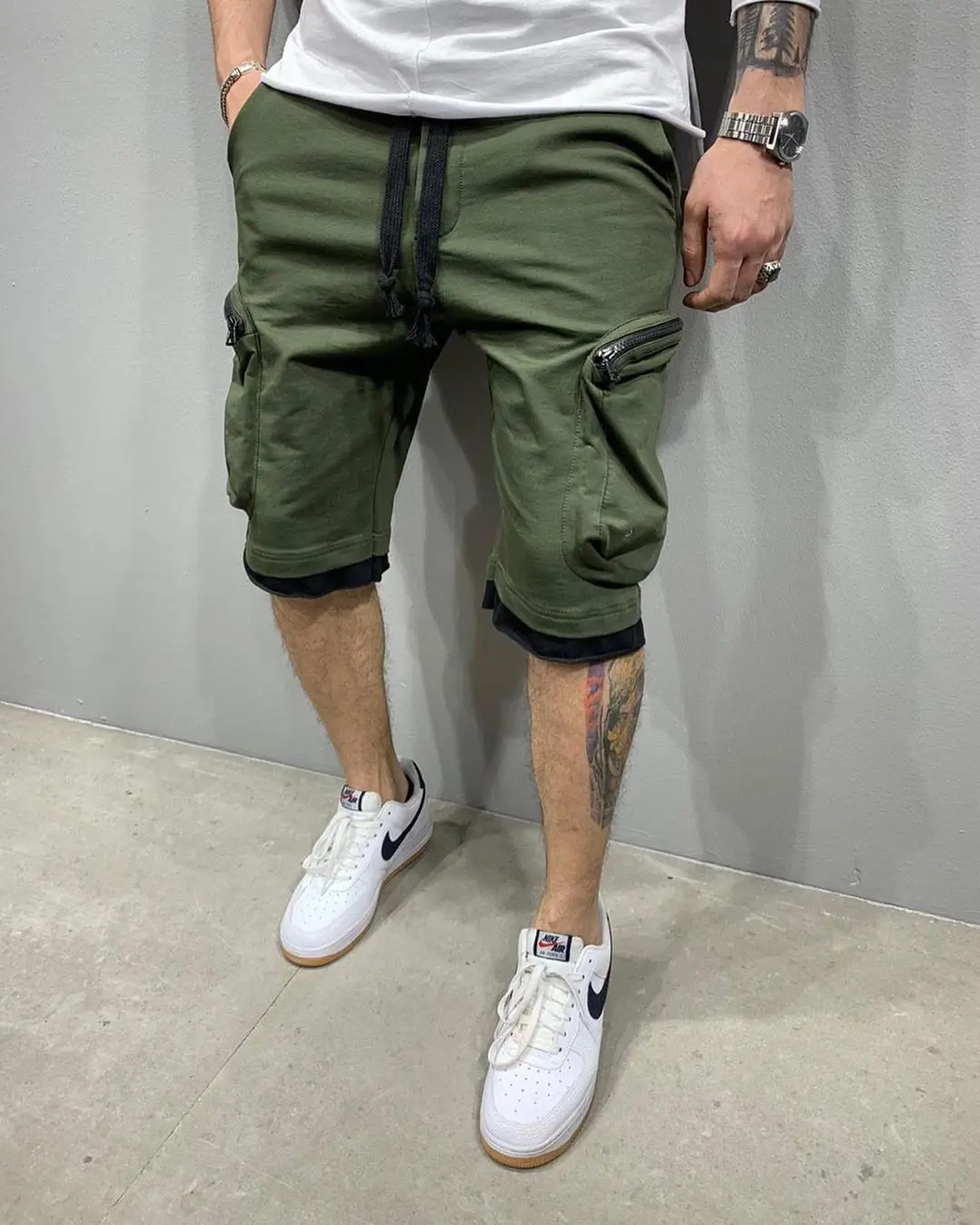 Men Knee-length Cotton Shorts Men's Loose Short Trousers Fitness Bodybuilding Joggers Durable Summer Shorts Pants Sportswear
Men Knee-length Cotton Shorts Men's Loose Short Trousers Fitness Bodybuilding Joggers Durable Summer Shorts Pants Sportswear