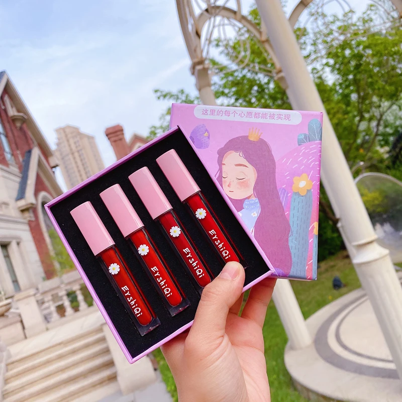 4PCS/SET Waterproof Liquid Lip Gloss Metallic Matte Lipstick Cosmetic Sexy Batom Matte Lipliner Lip Tint Makeup Matte Lipstick
4PCS/SET Waterproof Liquid Lip Gloss Metallic Matte Lipstick Cosmetic Sexy Batom Matte Lipliner Lip Tint Makeup Matte Lipstick