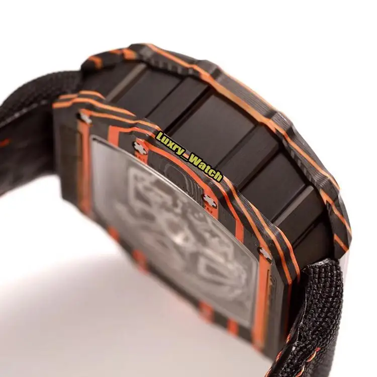 Luxury Brand New McLAREN NTPT Carbon Fiber Automatic Mechanical Sapphire Mens Watch Black Orange Rubber Designer Watches
Luxury Brand New McLAREN NTPT Carbon Fiber Automatic Mechanical Sapphire Mens Watch Black Orange Rubber Designer Watches