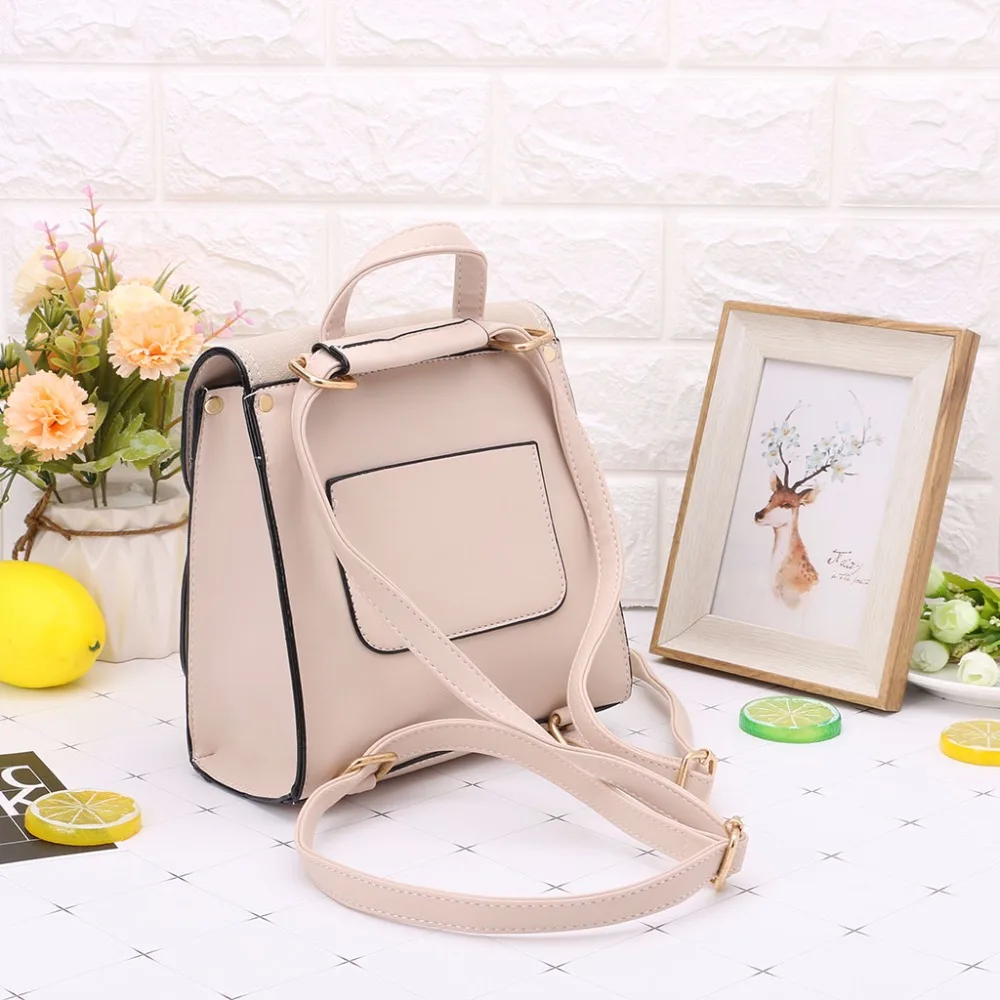 THINKTHENDO Women Leather Backpack Book Bags Female Fashion School Bag For Teenage Girls Ladies Shoulder Bags Famous Brand 
THINKTHENDO Women Leather Backpack Book Bags Female Fashion School Bag For Teenage Girls Ladies Shoulder Bags Famous Brand