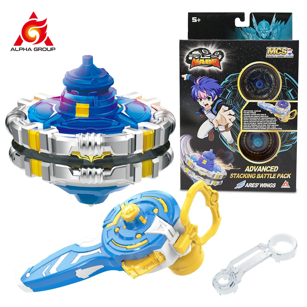 Infinity Nado 5 Advanced Stacking Battle Pack Dual Metal Rings Spinning Top Toy With Magnetic Launcher Cartoon Kids Toy
Infinity Nado 5 Advanced Stacking Battle Pack Dual Metal Rings Spinning Top Toy With Magnetic Launcher Cartoon Kids Toy