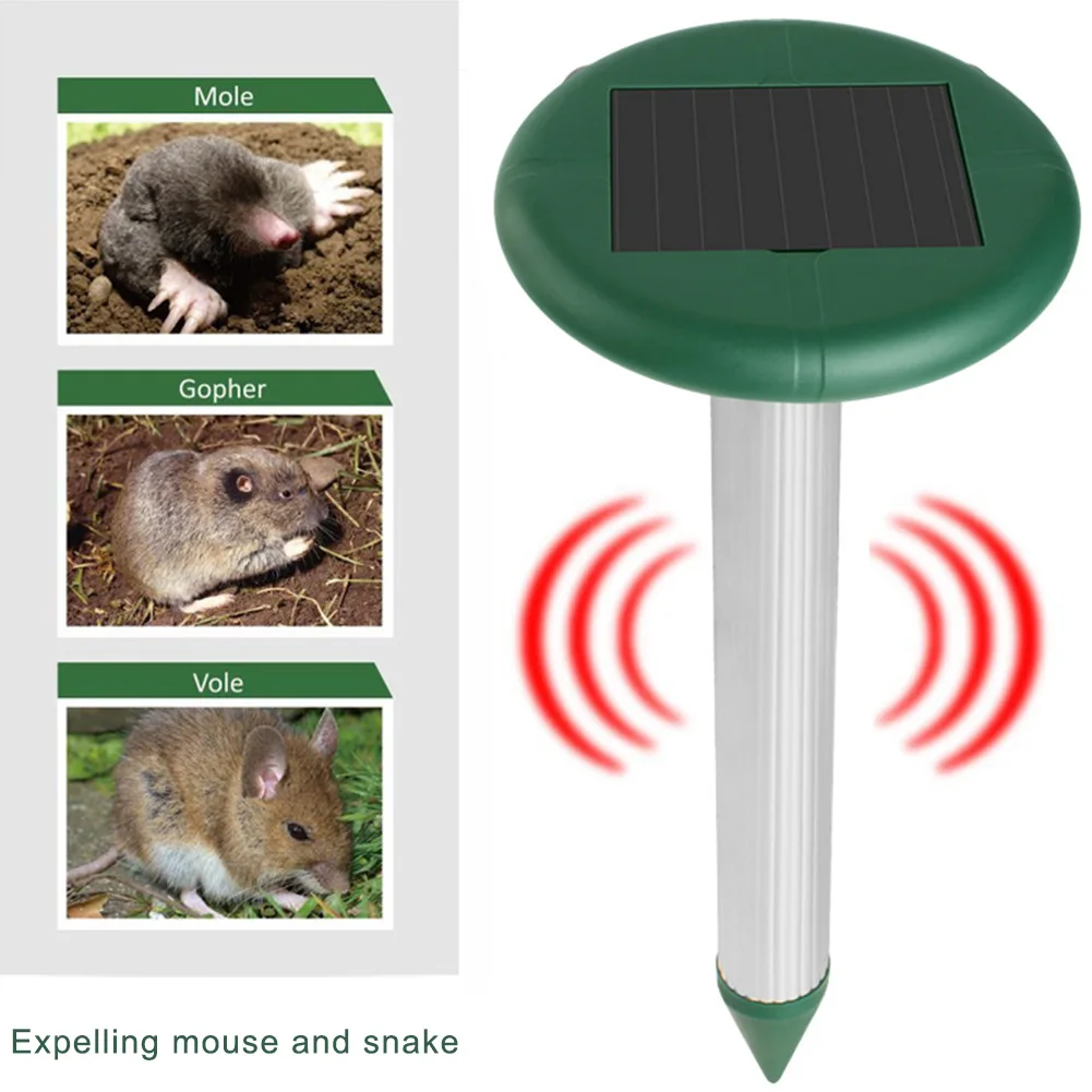 2pcs Birds Pest Control Waterproof High Power Balcony Rat Garden Ground Mole Snake Solar Powered Mouse Repeller Ultrasonic Wave
2pcs Birds Pest Control Waterproof High Power Balcony Rat Garden Ground Mole Snake Solar Powered Mouse Repeller Ultrasonic Wave