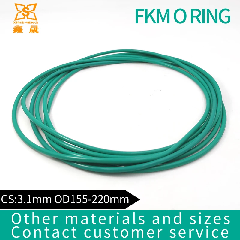 Резиновое кольцо, зеленые уплотнительные кольца FKM, уплотнительные кольца CS3.1mm OD55/160/170/180/195/200/205/210 мм, уплотнительная прокладка ORing, уплотните... 
Резиновое кольцо, зеленые уплотнительные кольца FKM, уплотнительные кольца CS3.1mm OD55/160/170/180/195/200/205/210 мм, уплотнительная прокладка ORing, уплотните...