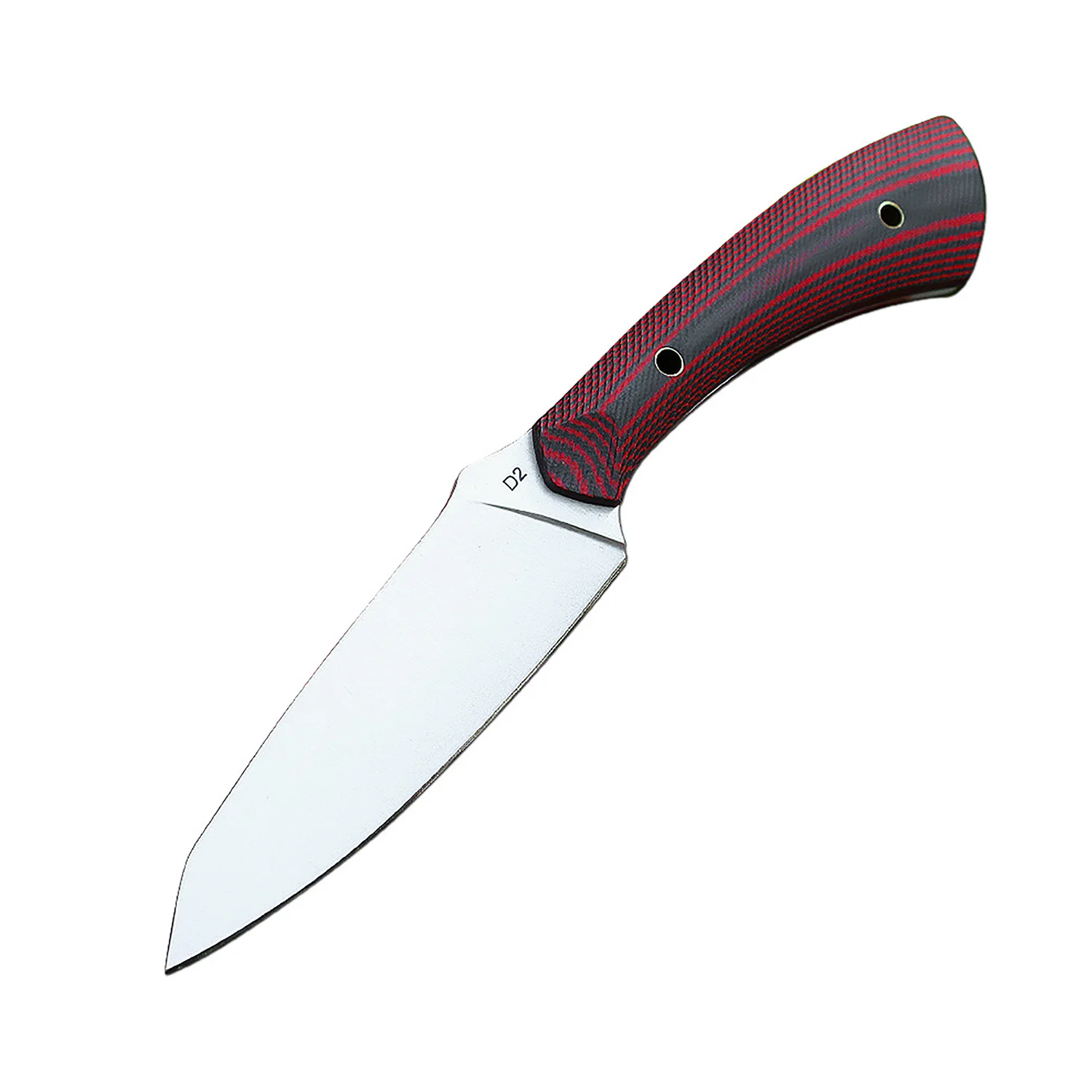 Нож-клинок FREETIGER FTB102 D2 тактический прямой клинок с рукояткой из G10 и кожаным