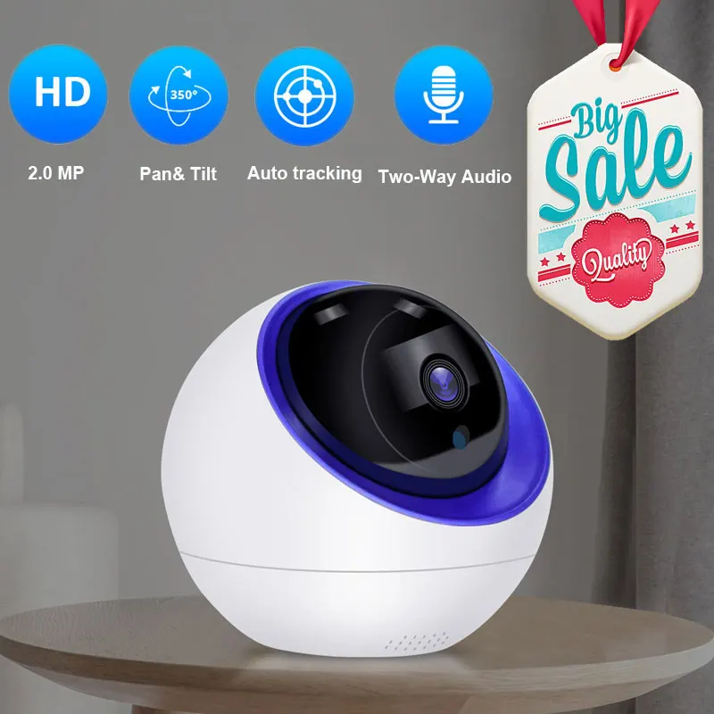 IP камера для домашней системы безопасности 1080P Wi Fi PTZ|Камеры видеонаблюдения| |