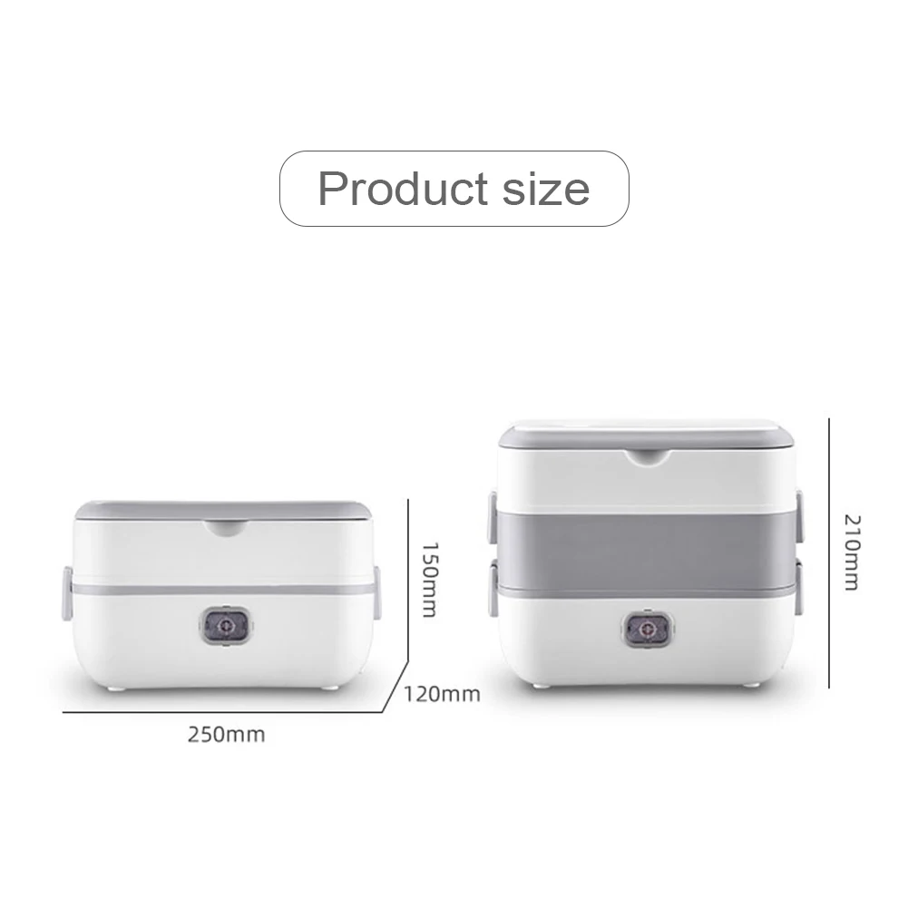 Electric Cooking Lunch Box Rice Cooker 2/4 Stainless Steel Liners Steaming Food Warmer Container Portable Bento Box for Office
Electric Cooking Lunch Box Rice Cooker 2/4 Stainless Steel Liners Steaming Food Warmer Container Portable Bento Box for Office