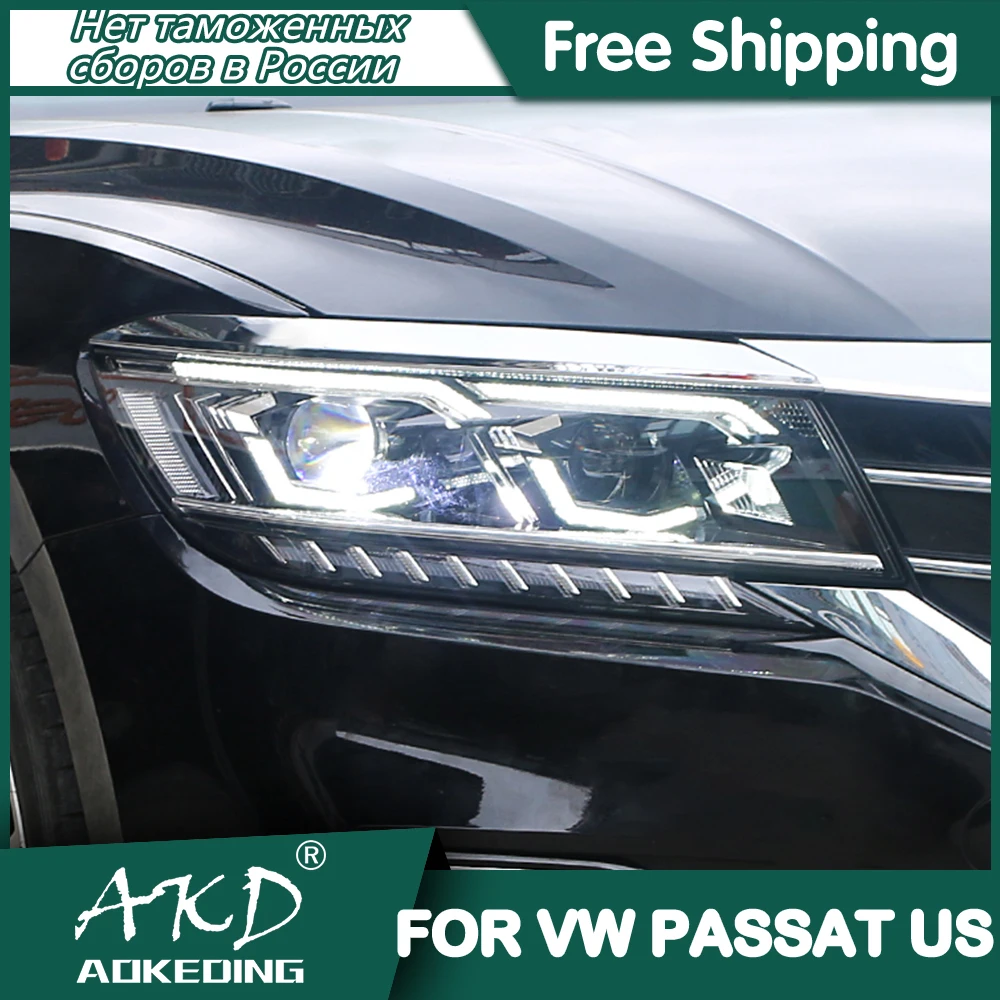 Car Styling Headlights for VW PASSAT US B9 LED Headlight 2018-2020 Head Lamp DRL Signal Projector Lens Automotive Accessories
Car Styling Headlights for VW PASSAT US B9 LED Headlight 2018-2020 Head Lamp DRL Signal Projector Lens Automotive Accessories