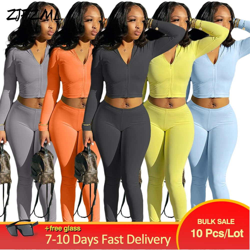 Bulk Wholesale Items Lots Spring New Women's Sport Tracksuit Casual Full Sleeve Hooded Crop Coat+stretchy Workout Running Pants
Bulk Wholesale Items Lots Spring New Women's Sport Tracksuit Casual Full Sleeve Hooded Crop Coat+stretchy Workout Running Pants