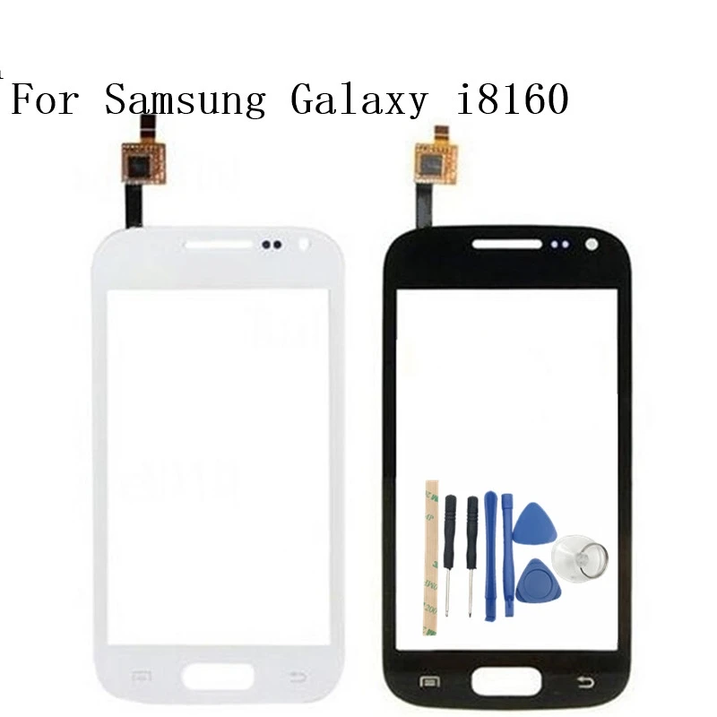 Черный сенсорный экран для Samsung Galaxy Ace 2 GT i8160 дигитайзер панель Датчик объектива