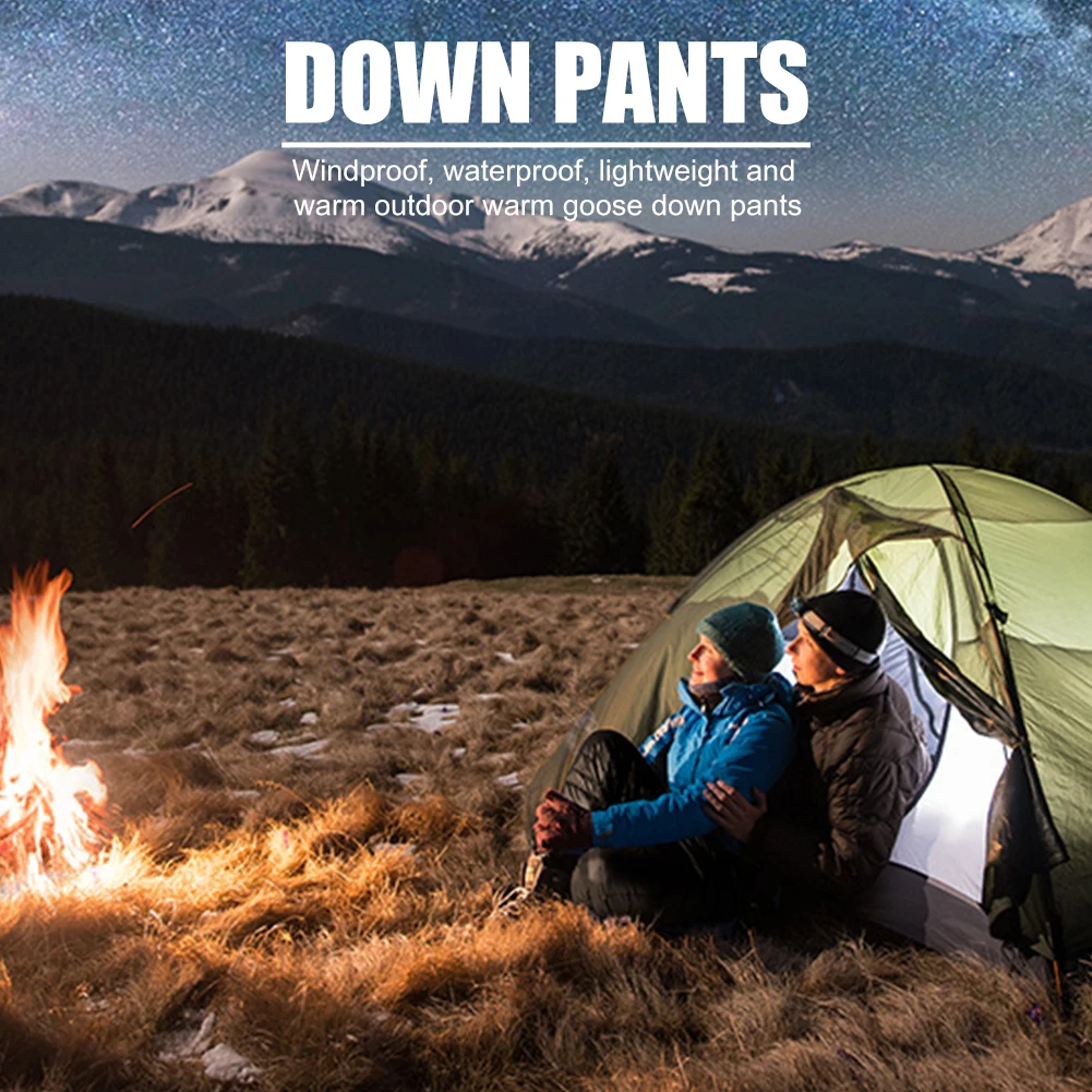 Outdoor Windproof Drawstring Down Pants Skiing Thickened Climbing Warm Trousers Camping Portable Outdoor Elements
Outdoor Windproof Drawstring Down Pants Skiing Thickened Climbing Warm Trousers Camping Portable Outdoor Elements