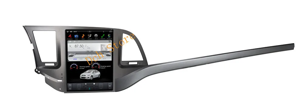 Фото 10 4 дюймовый вертикальный экран Tesla стиль Android 9 0 автомобильный DVD GPS навигационный