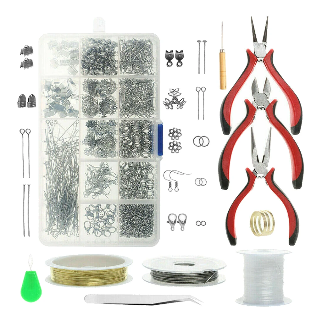 Jewelry Making Tools Set Repair Kit Results Supplies Pliers Beads 
Jewelry Making Tools Set Repair Kit Results Supplies Pliers Beads