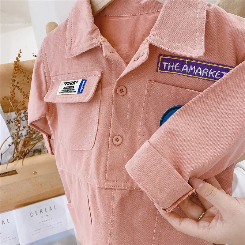 2021 Spring Autumn Fashion Boys Girls Long Sleeve Loose Jumpsuit Children Casual One-piece
2021 Spring Autumn Fashion Boys Girls Long Sleeve Loose Jumpsuit Children Casual One-piece