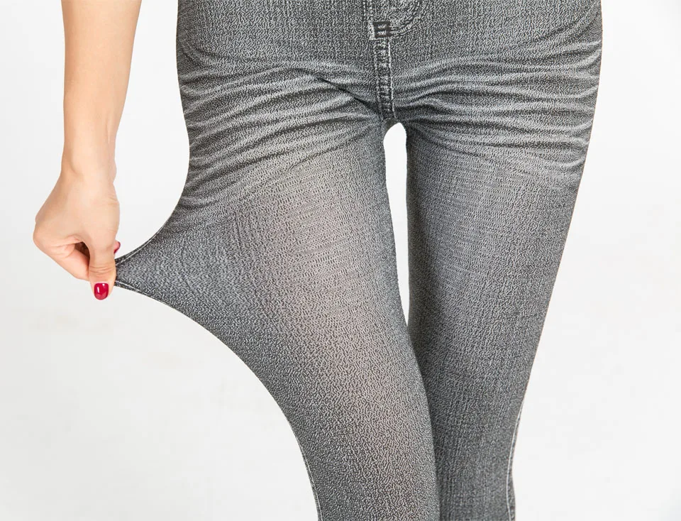 High Waist Leggings Women's Pants Women's Clothing For The Summer Imitation Denim Hips Thin Slimming Cropped Trousers Wholesale
High Waist Leggings Women's Pants Women's Clothing For The Summer Imitation Denim Hips Thin Slimming Cropped Trousers Wholesale