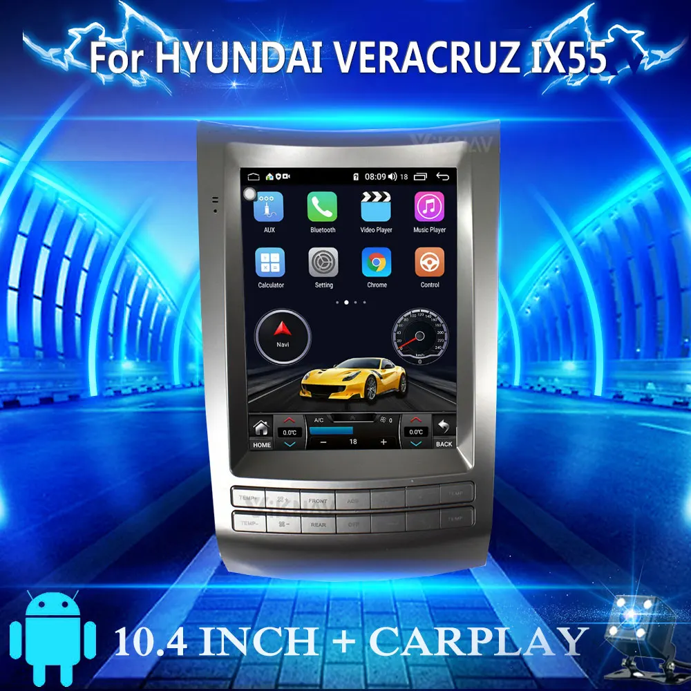 Автомагнитола 2 Din в стиле Tesla для HYUNDAI VERACRUZ ix55, автомобильный стерео Мультимедийный Плеер, ресивер, рекордер
Автомагнитола 2 Din в стиле Tesla для HYUNDAI VERACRUZ ix55, автомобильный стерео Мультимедийный Плеер, ресивер, рекордер